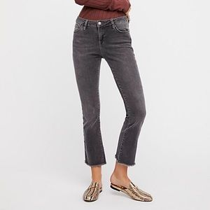 Free People straight cropped jeans